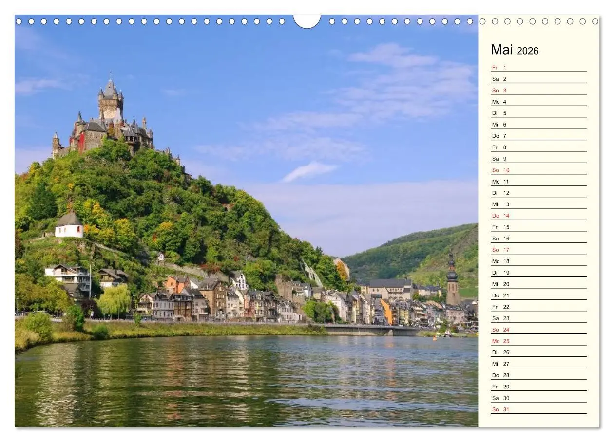 Bild: 9783457990377 | Entlang der Mosel (Wandkalender 2026 DIN A3 quer), CALVENDO...