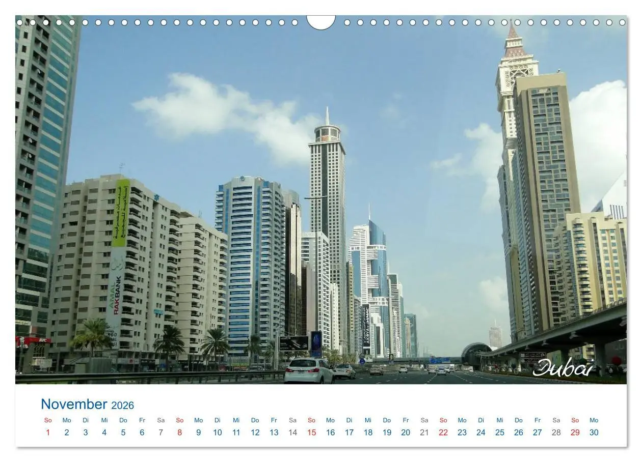 Bild: 9783516220377 | Vereinigte Arabische Emirate (Wandkalender 2026 DIN A3 quer),...