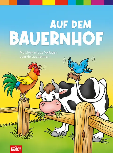 Cover: 9783849410377 | Auf dem Bauernhof | Malblock mit 24 Seiten zum Heraustrennen | Buch