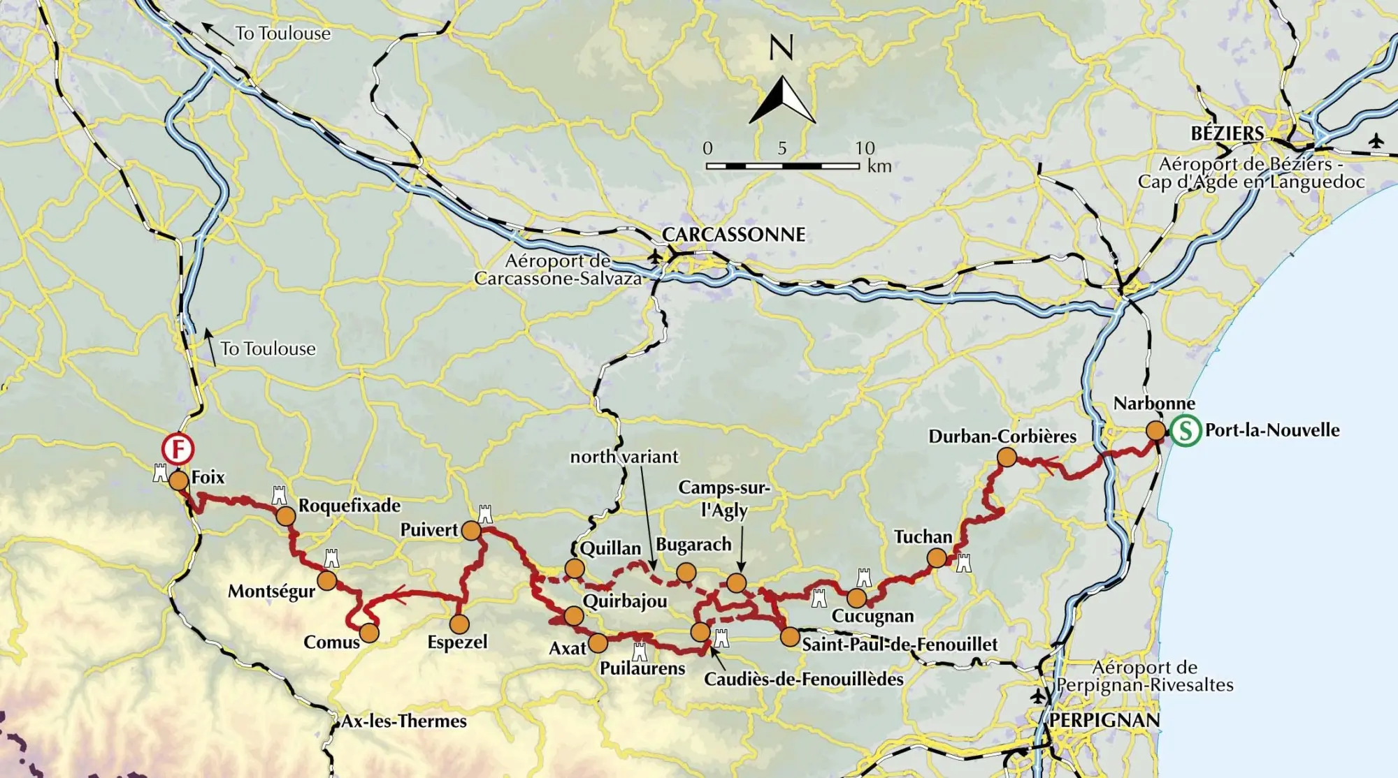 Bild: 9781786310477 | Trekking the Cathar Way | The Sentier Cathare in Southern France