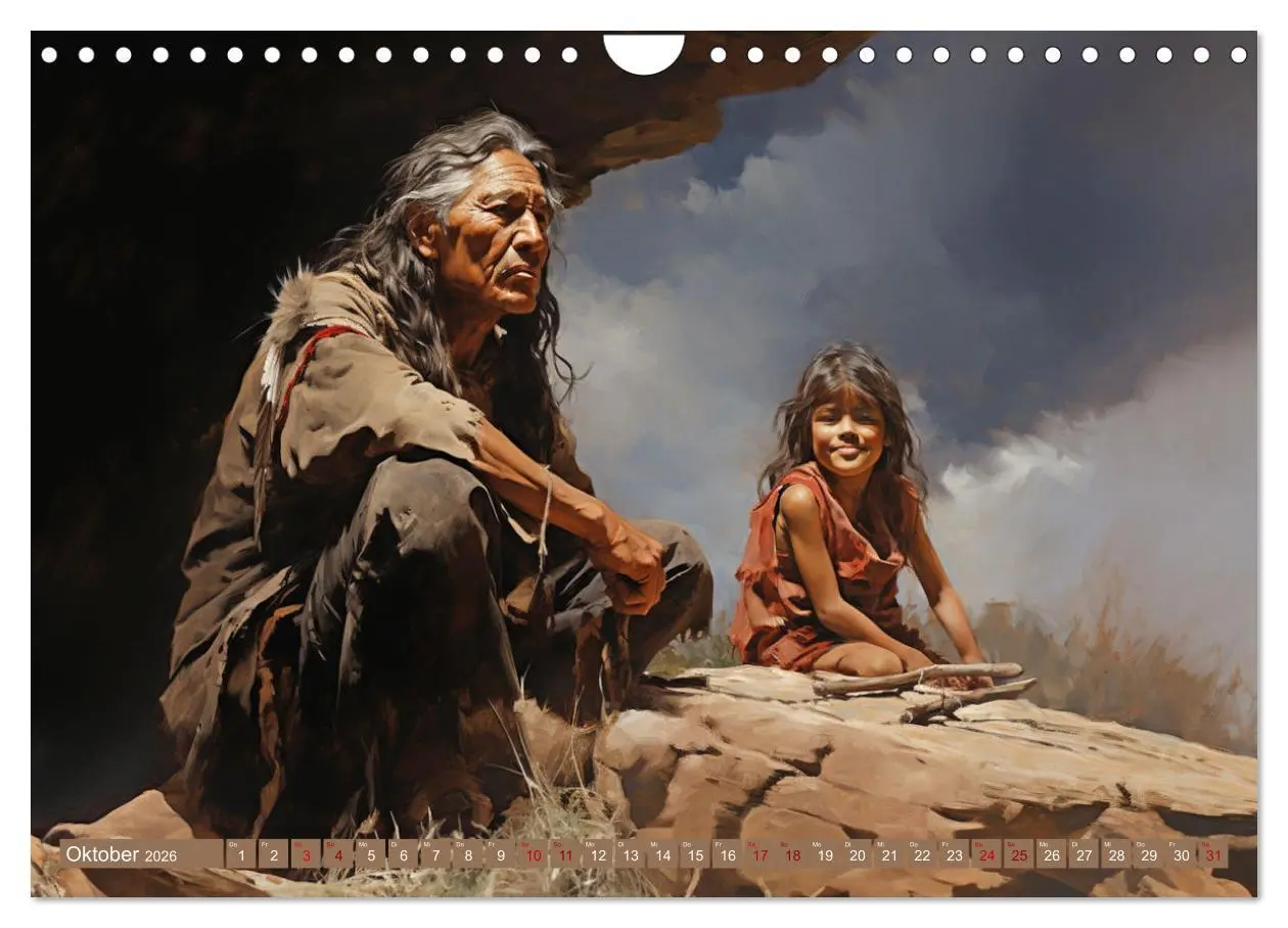 Bild: 9783457360477 | Indianische Impressionen (Wandkalender 2026 DIN A4 quer), CALVENDO...