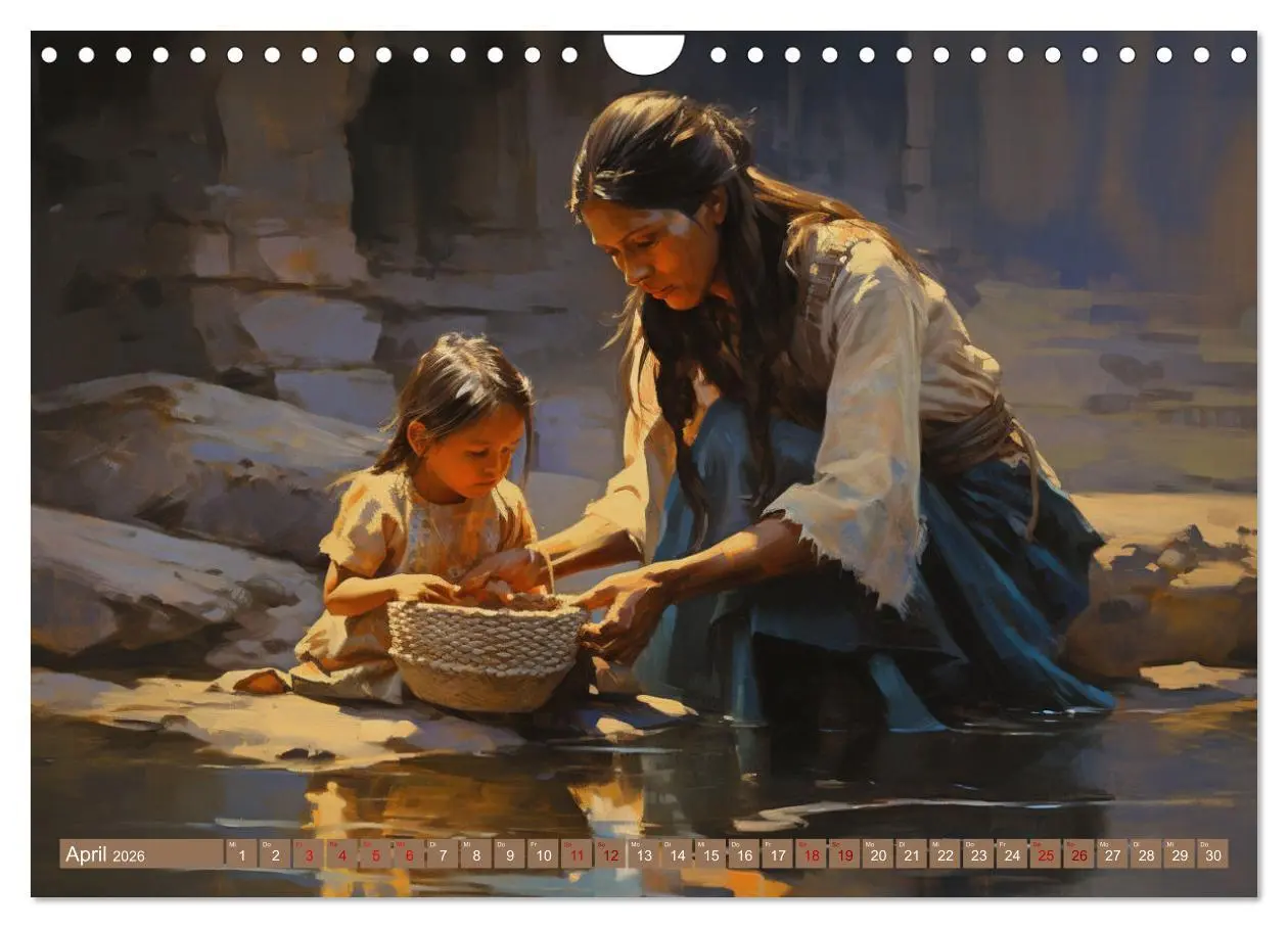 Bild: 9783457360477 | Indianische Impressionen (Wandkalender 2026 DIN A4 quer), CALVENDO...