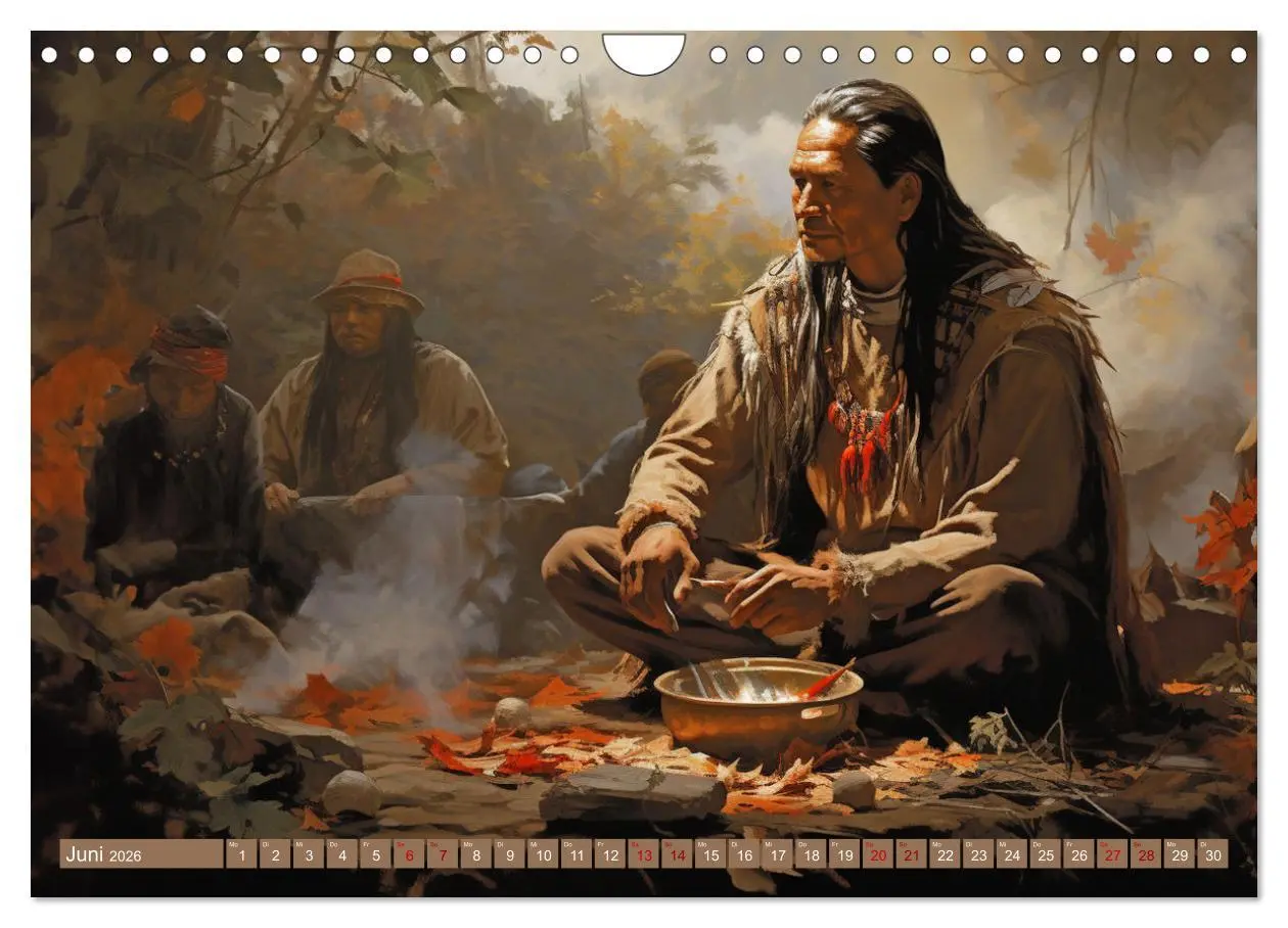 Bild: 9783457360477 | Indianische Impressionen (Wandkalender 2026 DIN A4 quer), CALVENDO...