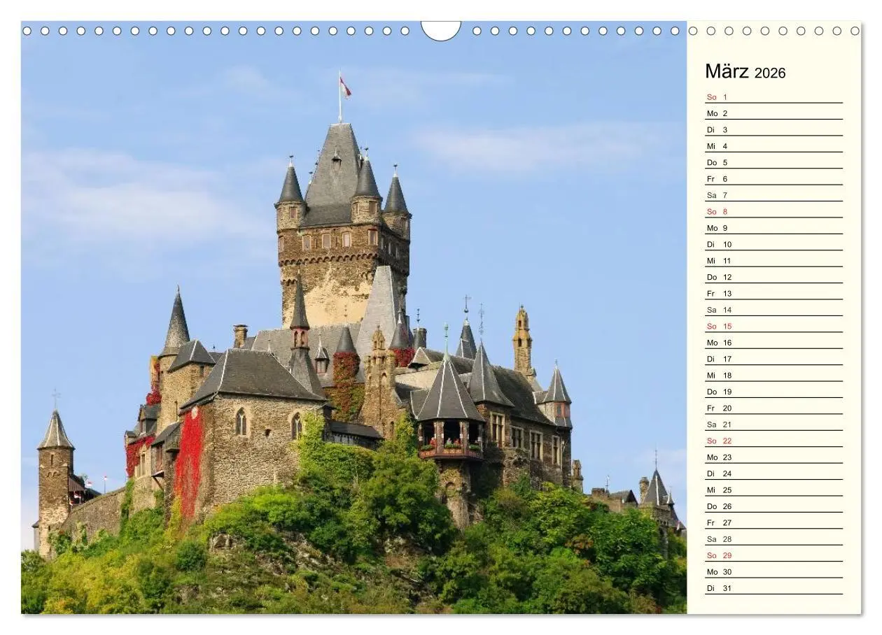 Bild: 9783457980477 | Entlang der Mosel (Wandkalender 2026 DIN A3 quer), CALVENDO...