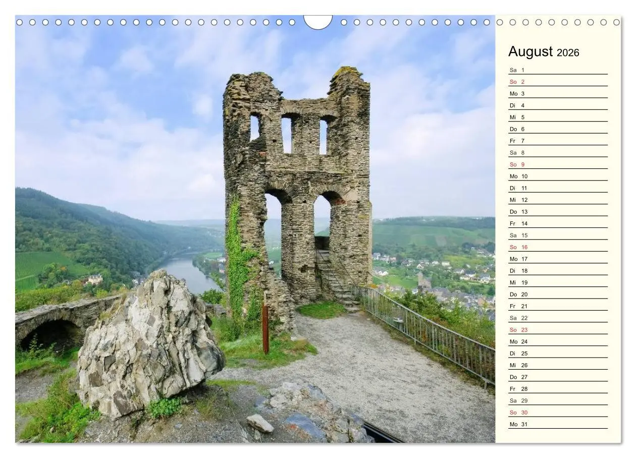 Bild: 9783457980477 | Entlang der Mosel (Wandkalender 2026 DIN A3 quer), CALVENDO...