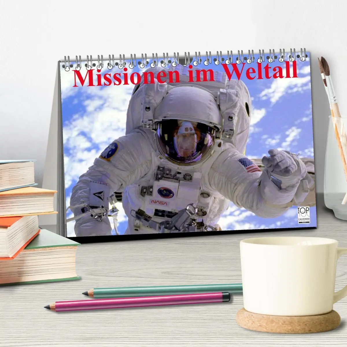 Bild: 9783516140477 | Missionen im Weltall (Tischkalender 2026 DIN A5 quer), CALVENDO...