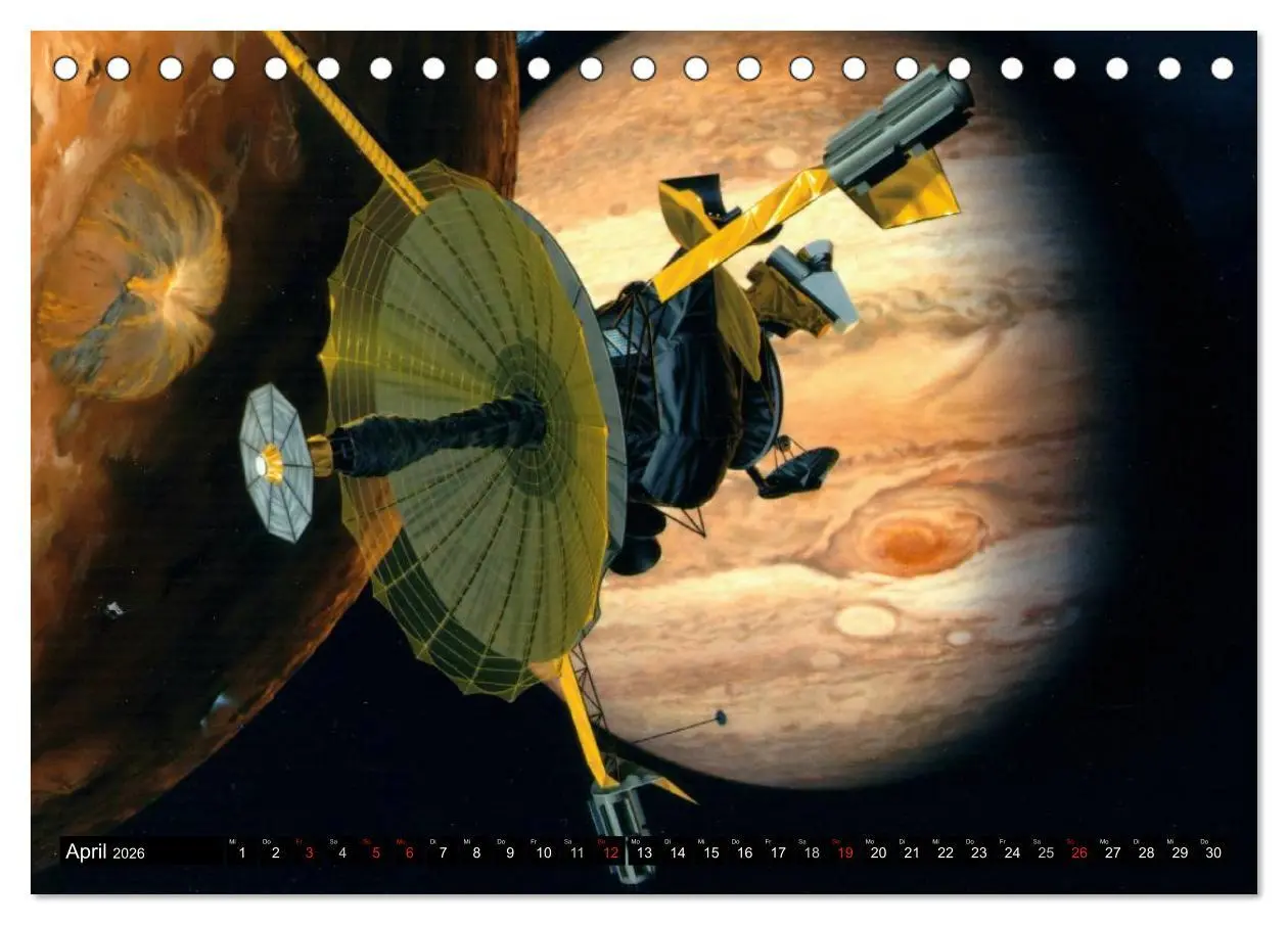 Bild: 9783516140477 | Missionen im Weltall (Tischkalender 2026 DIN A5 quer), CALVENDO...