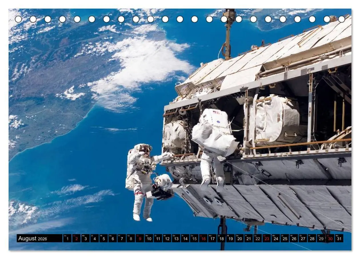 Bild: 9783516140477 | Missionen im Weltall (Tischkalender 2026 DIN A5 quer), CALVENDO...