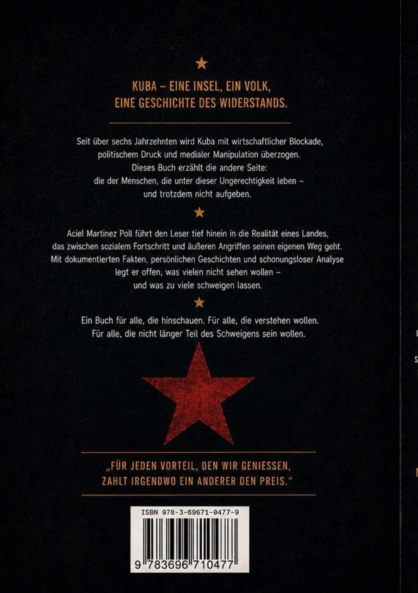 Rückseite: 9783696710477 | Leben in Kuba | Aciel Martinez Poll | Taschenbuch | 312 S. | Deutsch