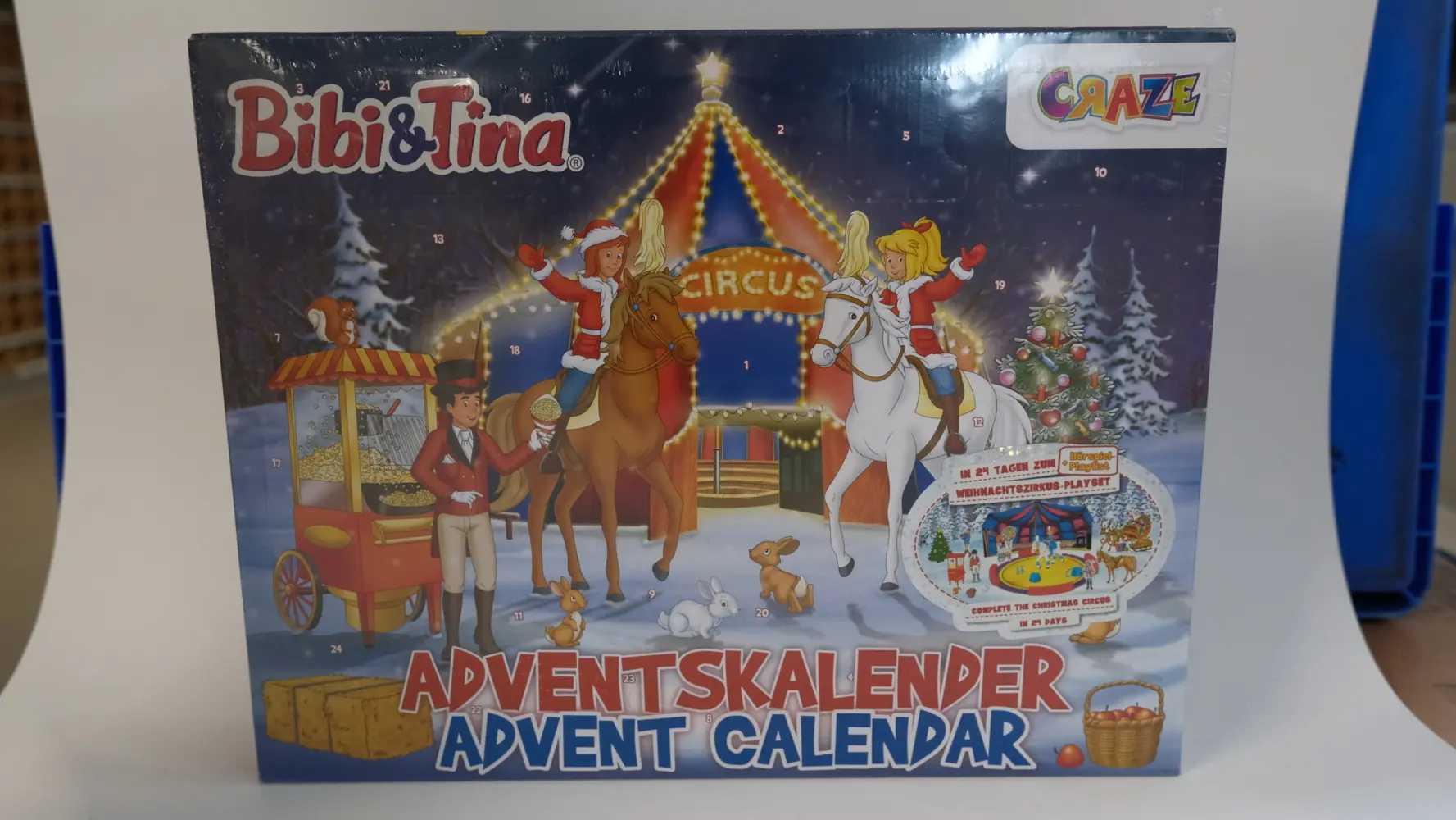 Cover: 4059779040577 | Adventskalender BIBI &amp; TINA WEIHNACHTSZIRKUS | Deutsch | Craze