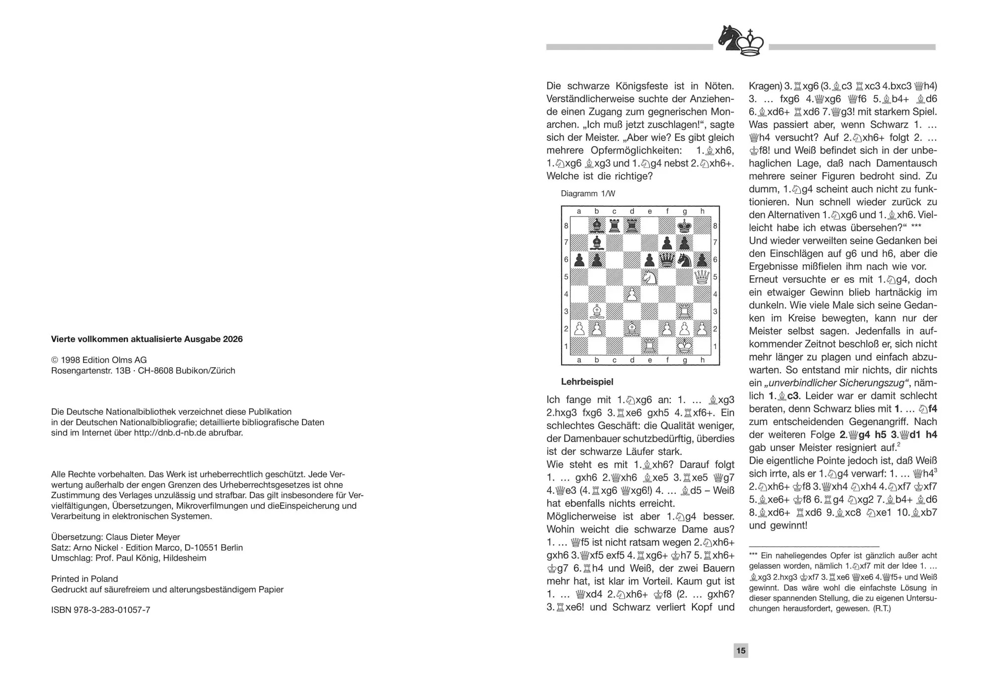 Bild: 9783283010577 | Denke und spiele wie ein Großmeister | Alexander Kotow | Taschenbuch
