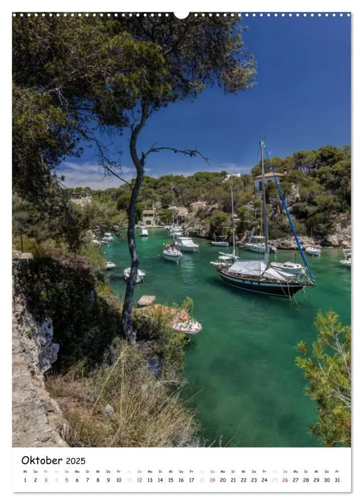 Bild: 9783457040577 | Mallorca - wild und romantisch (Wandkalender 2025 DIN A2 hoch),...