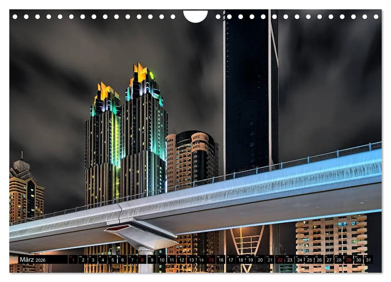 Bild: 9783516200577 | Dubai - City of dreams (Wandkalender 2026 DIN A4 quer), CALVENDO...