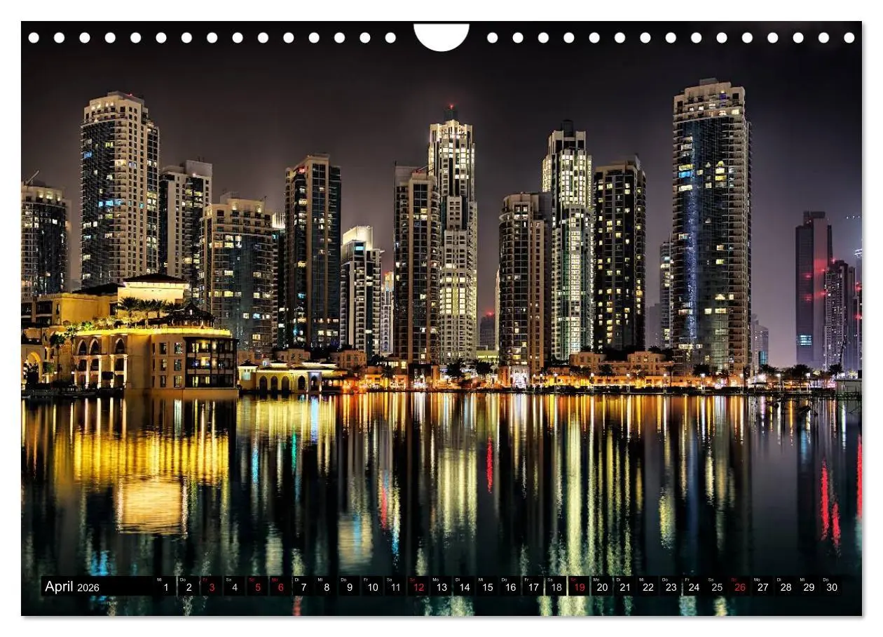 Bild: 9783516200577 | Dubai - City of dreams (Wandkalender 2026 DIN A4 quer), CALVENDO...