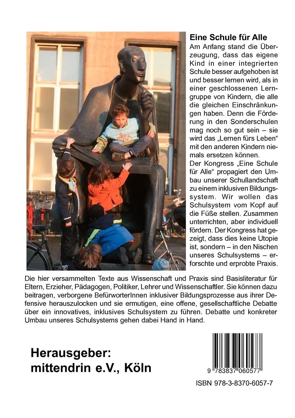 Rückseite: 9783837060577 | Warum macht Integration schlau? | Materialien zum Kongress | V. | Buch