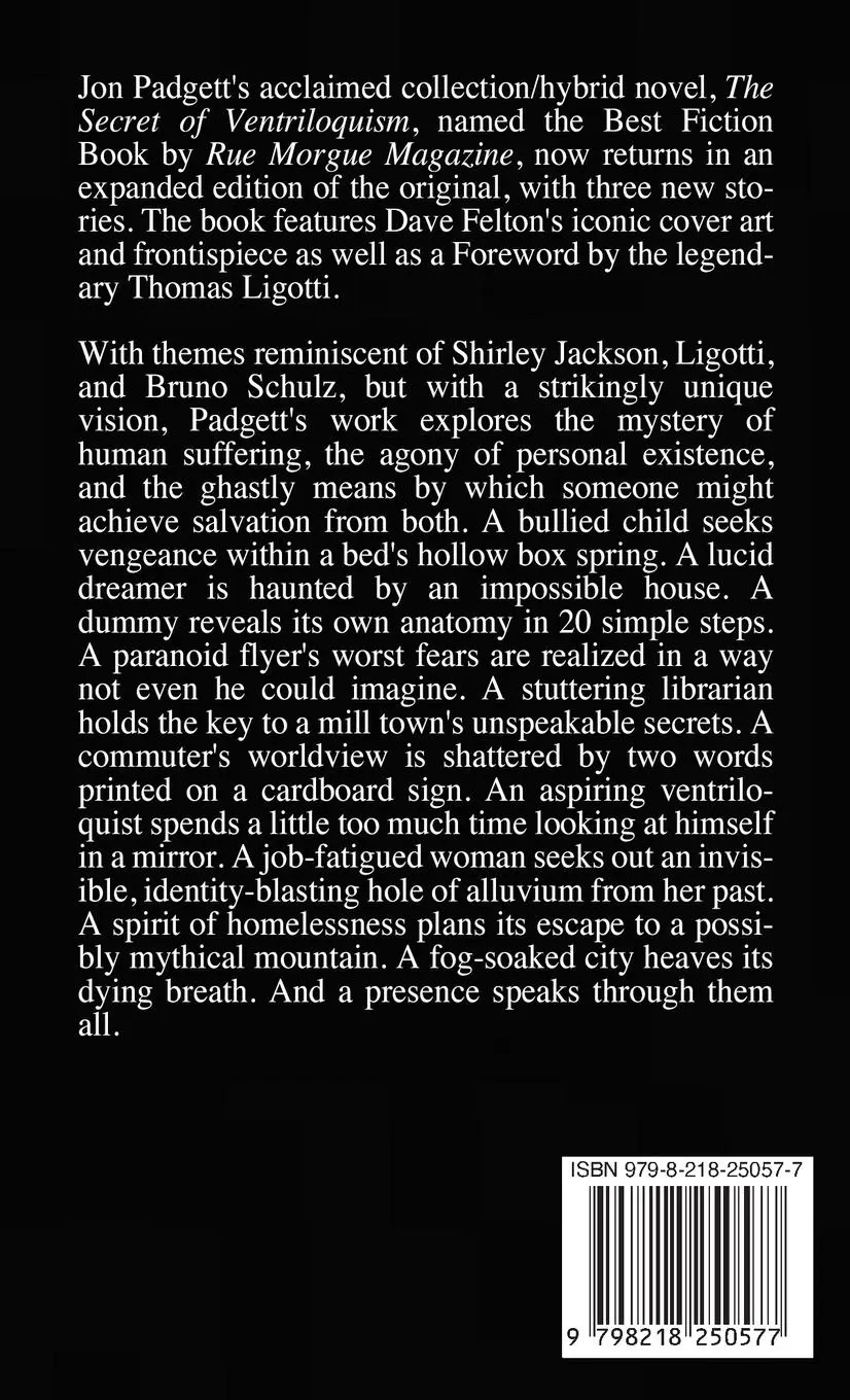 Rückseite: 9798218250577 | The Secret of Ventriloquism | Expanded Edition | Jon Padgett | Buch