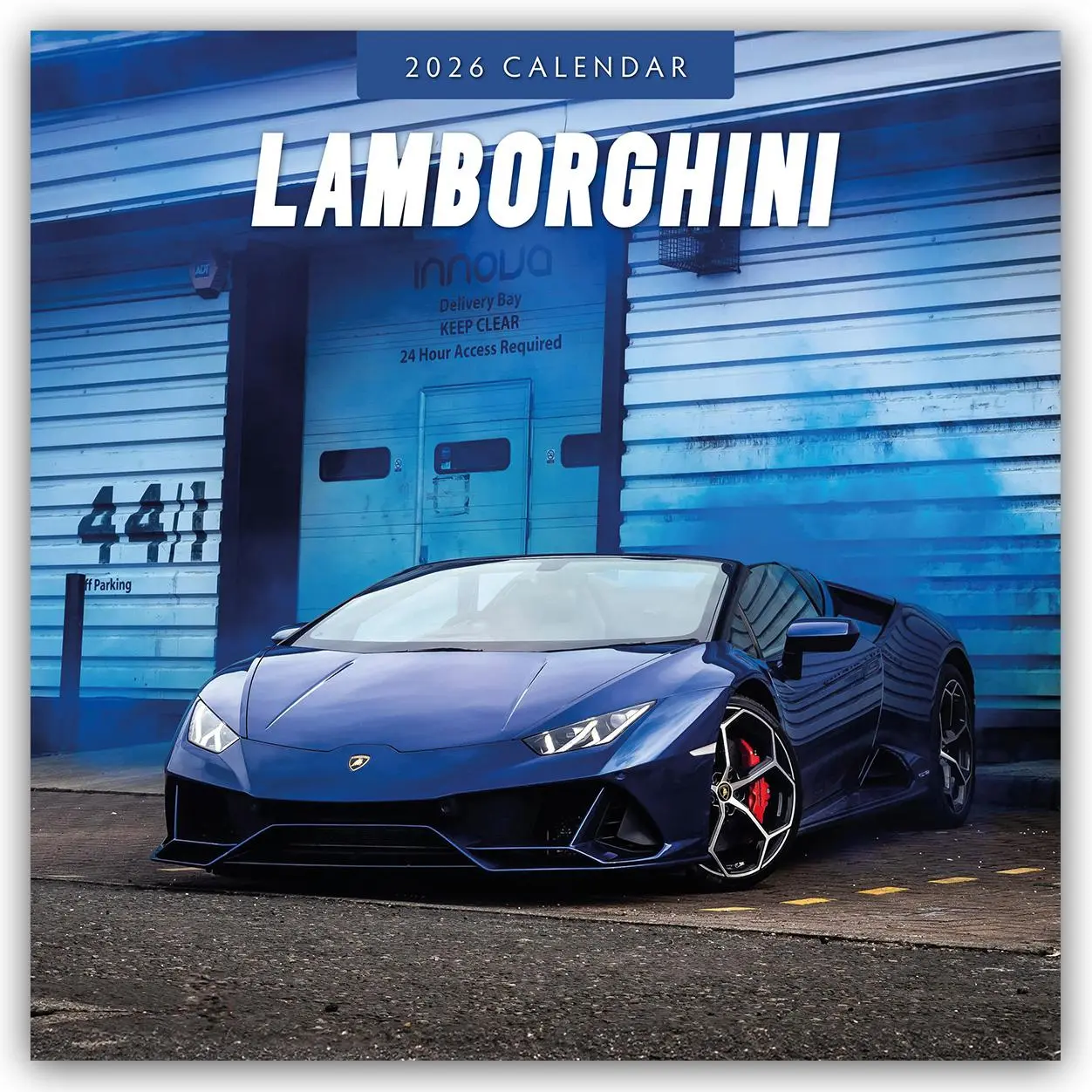 Cover: 9781837010677 | Lamborghini 2026 - 16-Monatskalender | Robin Red | Kalender | 14 S.