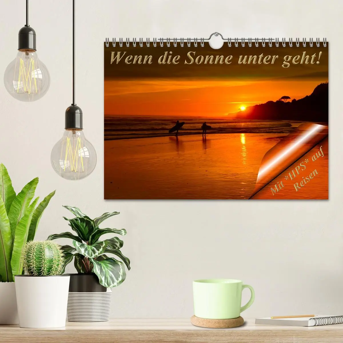 Bild: 9783457650677 | Wenn die Sonne unter geht (Wandkalender 2026 DIN A4 quer), CALVENDO...