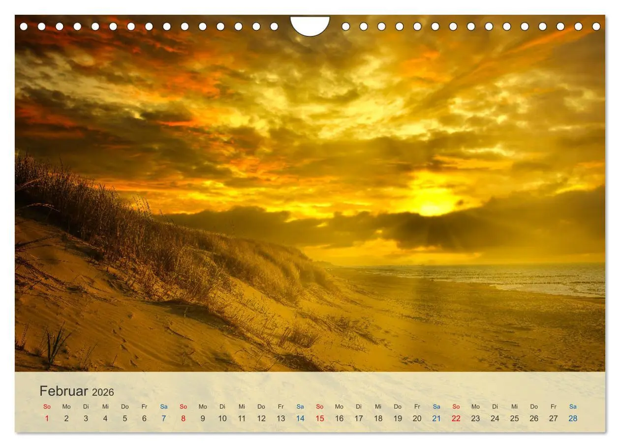 Bild: 9783457650677 | Wenn die Sonne unter geht (Wandkalender 2026 DIN A4 quer), CALVENDO...