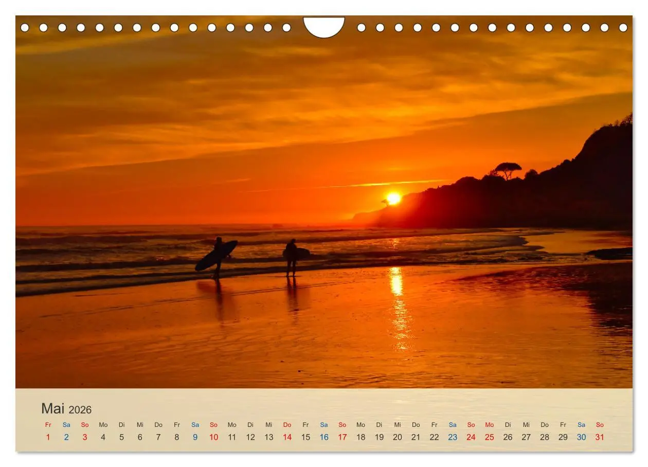Bild: 9783457650677 | Wenn die Sonne unter geht (Wandkalender 2026 DIN A4 quer), CALVENDO...