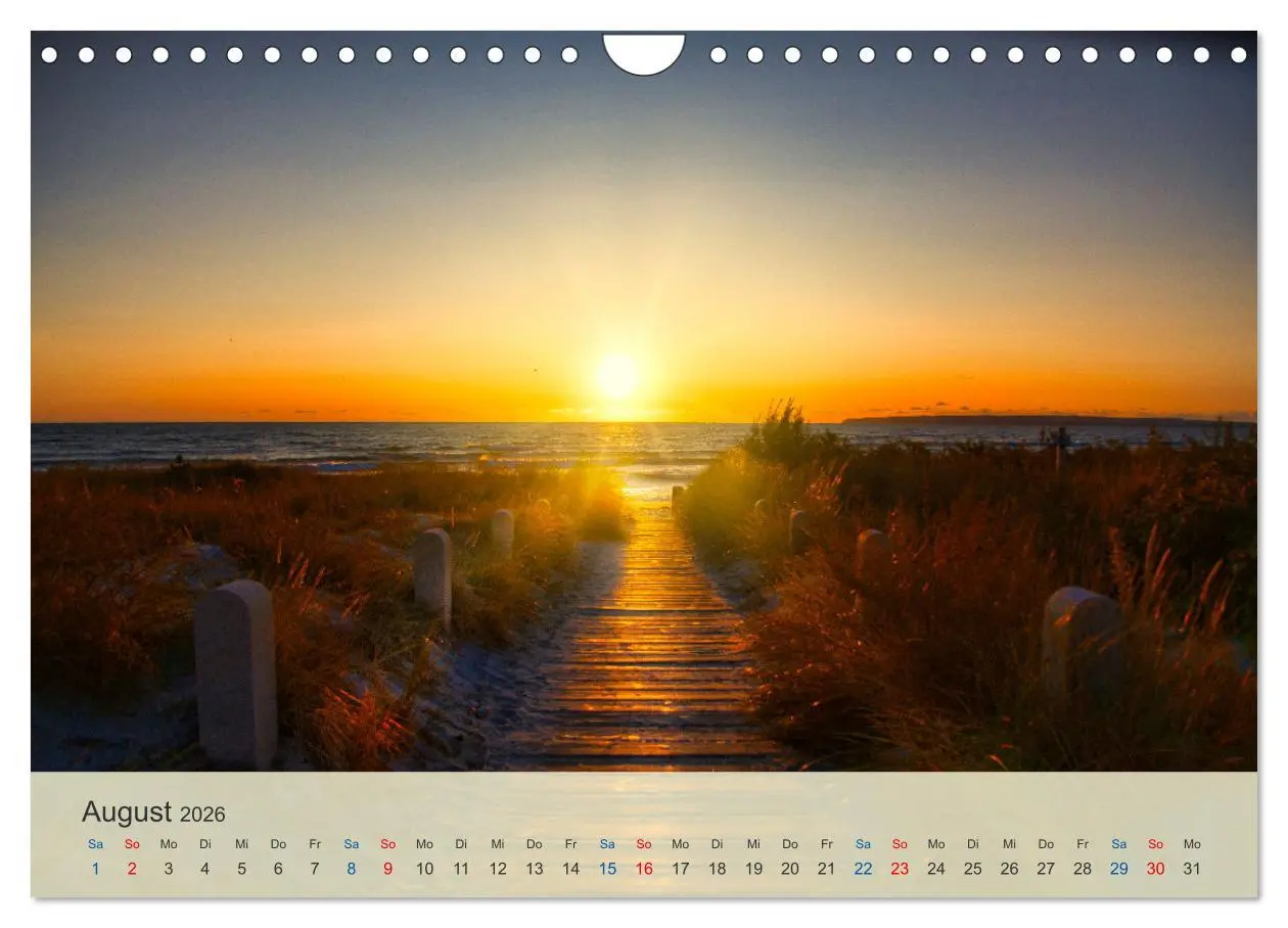 Bild: 9783457650677 | Wenn die Sonne unter geht (Wandkalender 2026 DIN A4 quer), CALVENDO...