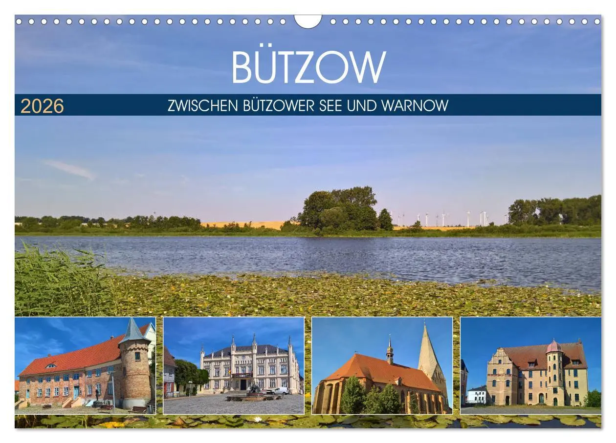 Cover: 9783457720677 | Bützow - Zwischen Bützower See und Warnow (Wandkalender 2026 DIN A3...