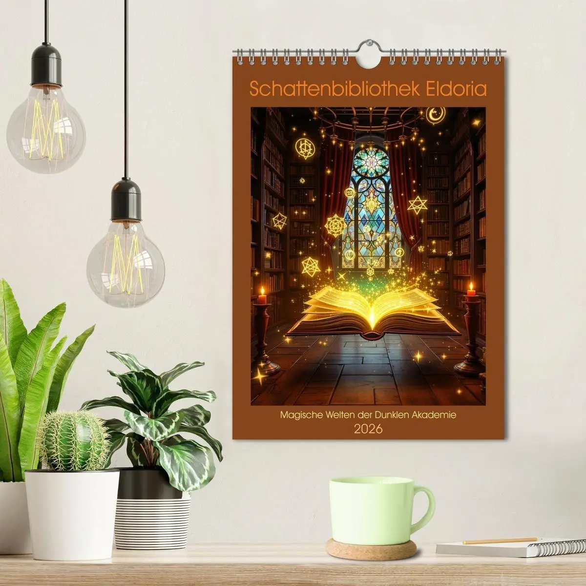 Bild: 9783516670677 | Schattenbibliothek Eldoria (Wandkalender 2026 DIN A4 hoch),...