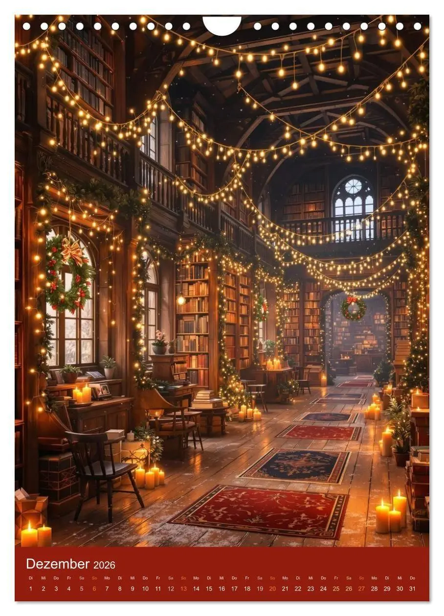 Bild: 9783516670677 | Schattenbibliothek Eldoria (Wandkalender 2026 DIN A4 hoch),...