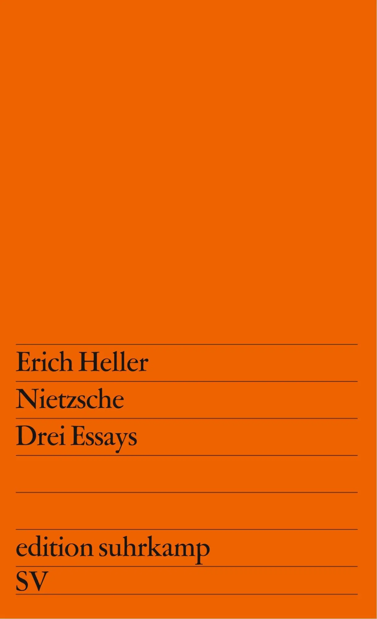 Cover: 9783518100677 | Nietzsche | Drei Essays | Erich Heller | Taschenbuch | 126 S.