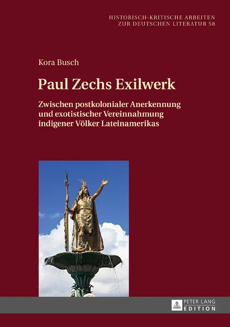 Cover: 9783631720677 | Paul Zechs Exilwerk | Kora Busch | Buch | Gebunden | Deutsch | 2017