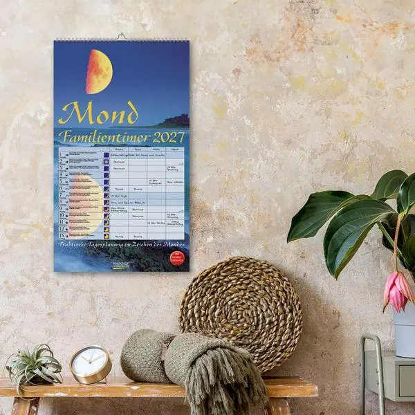 Bild: 9783819300677 | Mond-Familientimer 2027 | Verlag Korsch | Kalender | 13 S. | Deutsch