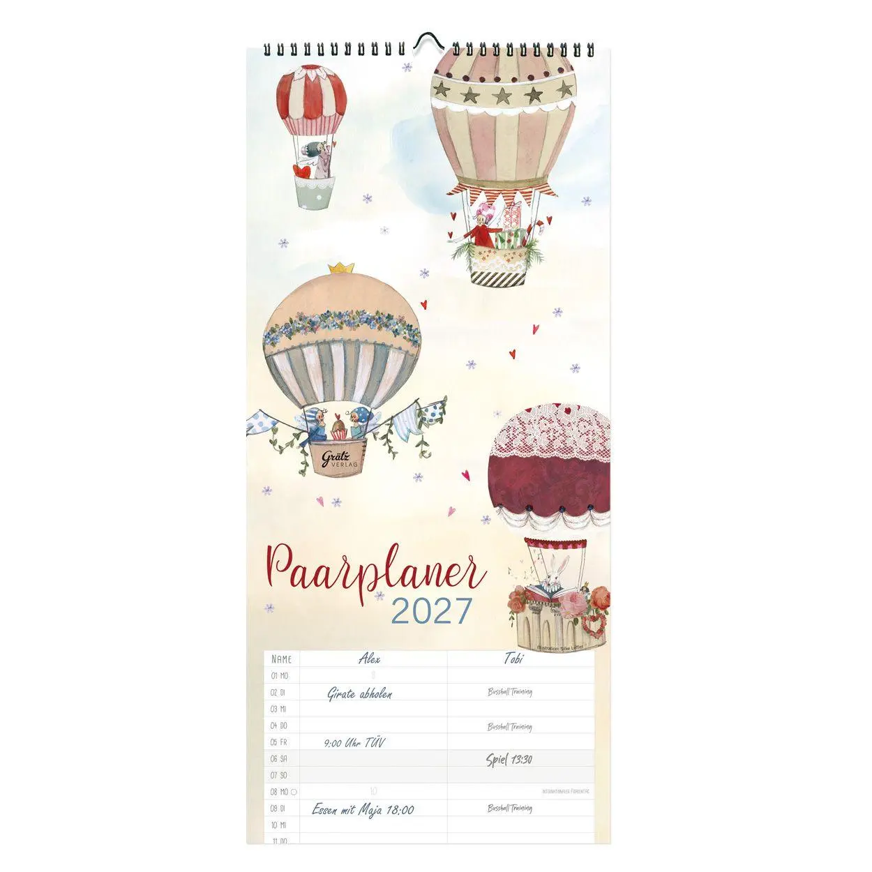 Cover: 9783911060677 | Paarplaner Reise 2027 | Silke Leffler | Kalender | Deutsch | 2027