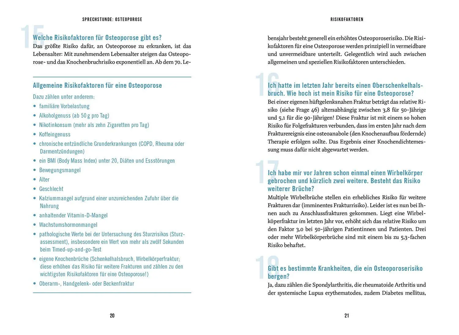 Bild: 9783968590677 | In der Sprechstunde: Osteoporose | Erkennen - verstehen - behandeln