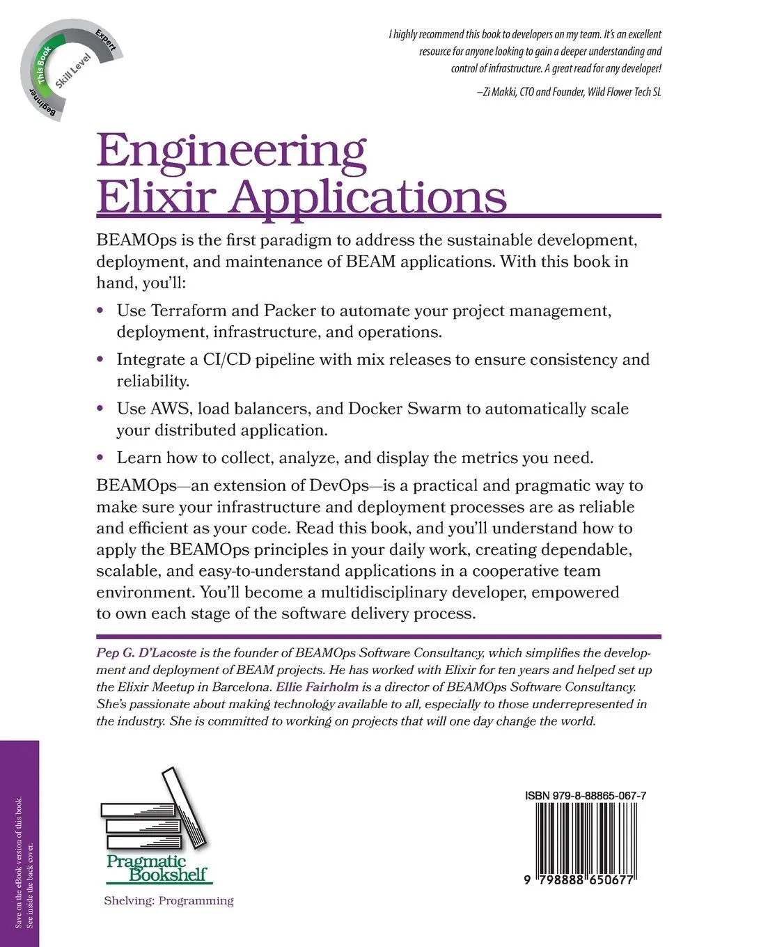 Rückseite: 9798888650677 | Engineering Elixir Applications | Ellie Fairholm (u. a.) | Taschenbuch