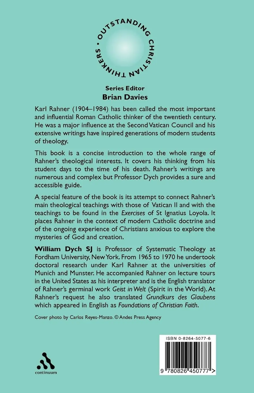 Rückseite: 9780826450777 | Karl Rahner | William V. Dych | Taschenbuch | Kartoniert / Broschiert