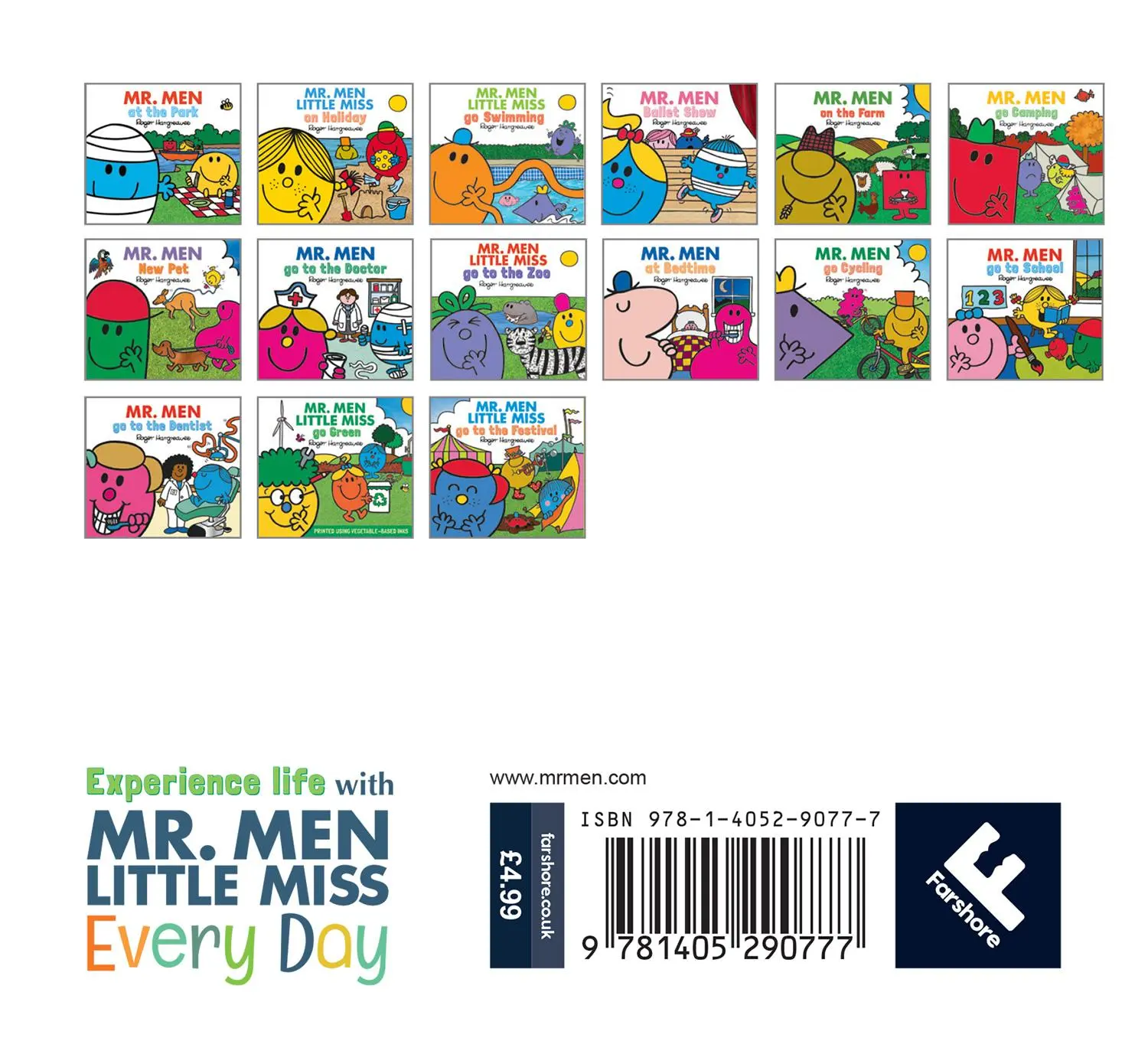 Rückseite: 9781405290777 | Mr. Men Little Miss go Swimming | Adam Hargreaves | Taschenbuch | 2018