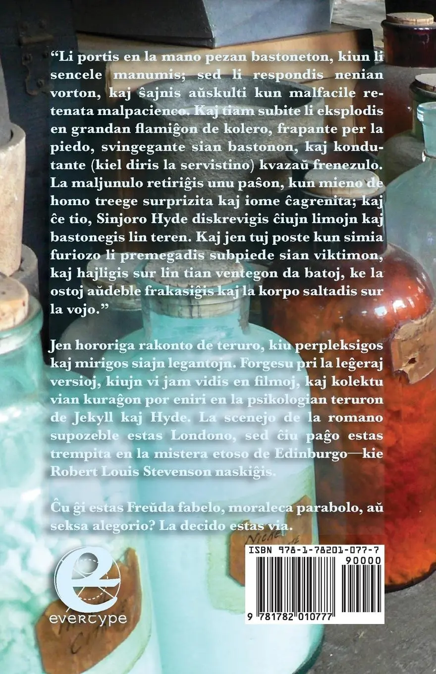 Rückseite: 9781782010777 | Stranga Kazo de D-ro Jekyll kaj S-ro Hyde | Robert Louis Stevenson