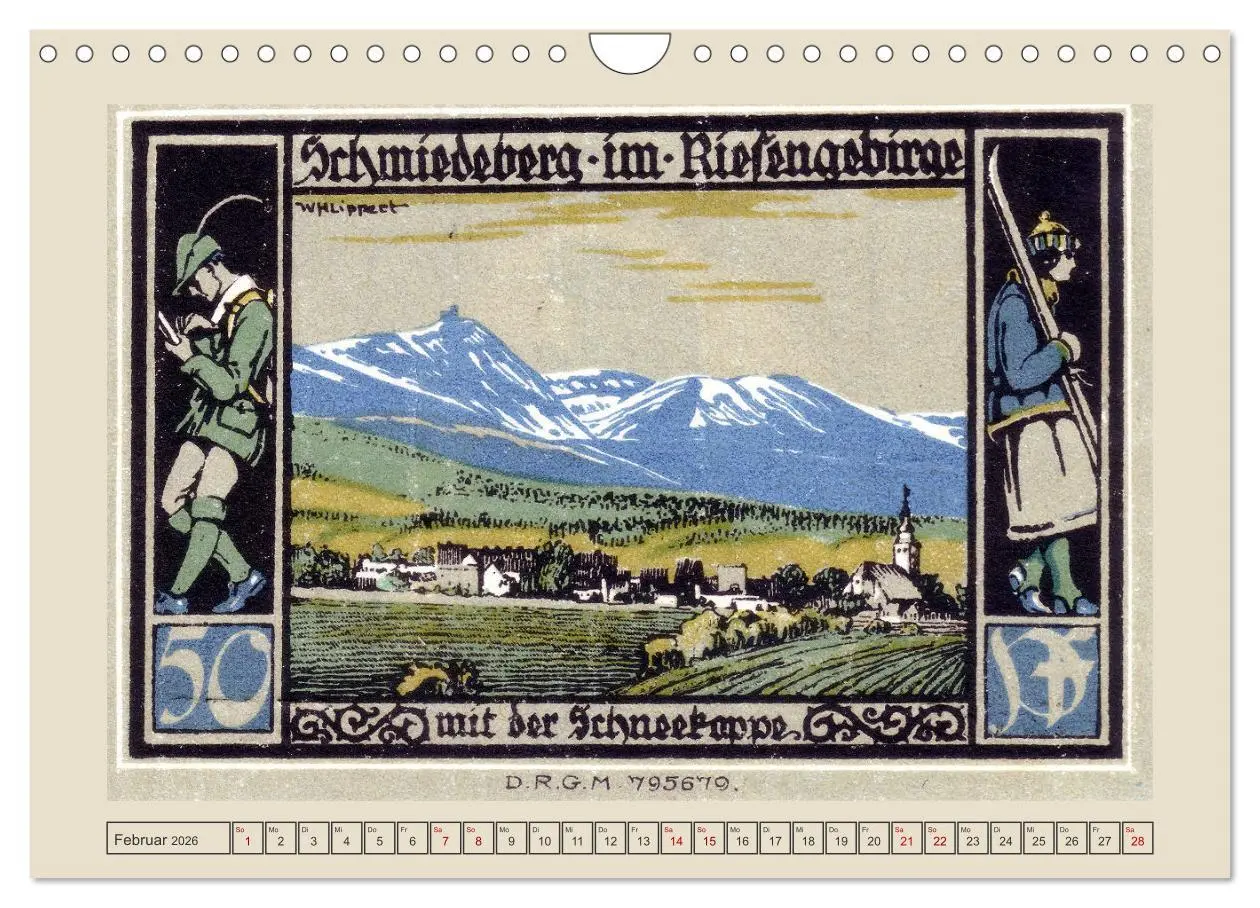 Bild: 9783457260777 | Gruß von der Schneekoppe (Wandkalender 2026 DIN A4 quer), CALVENDO...