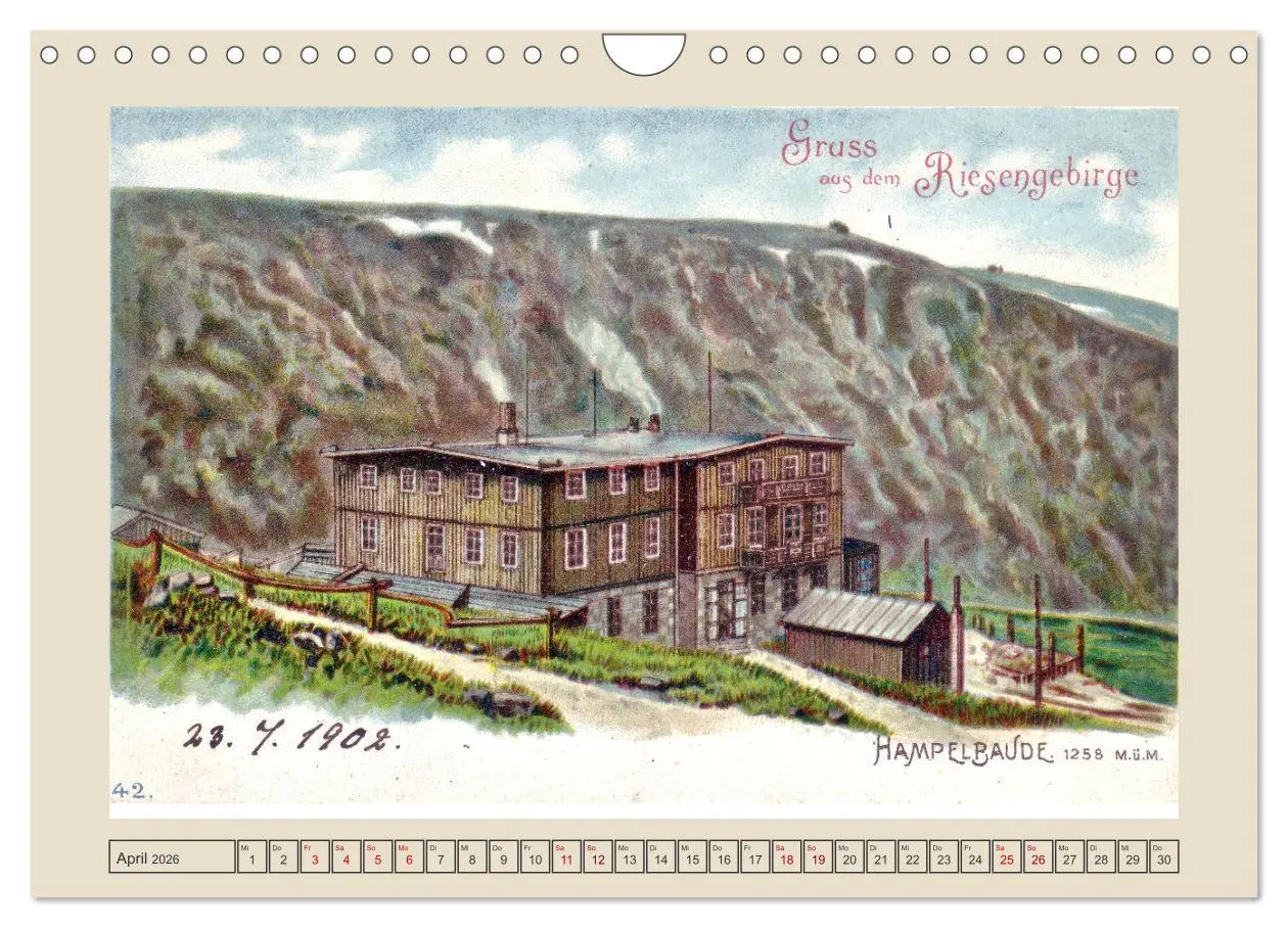 Bild: 9783457260777 | Gruß von der Schneekoppe (Wandkalender 2026 DIN A4 quer), CALVENDO...