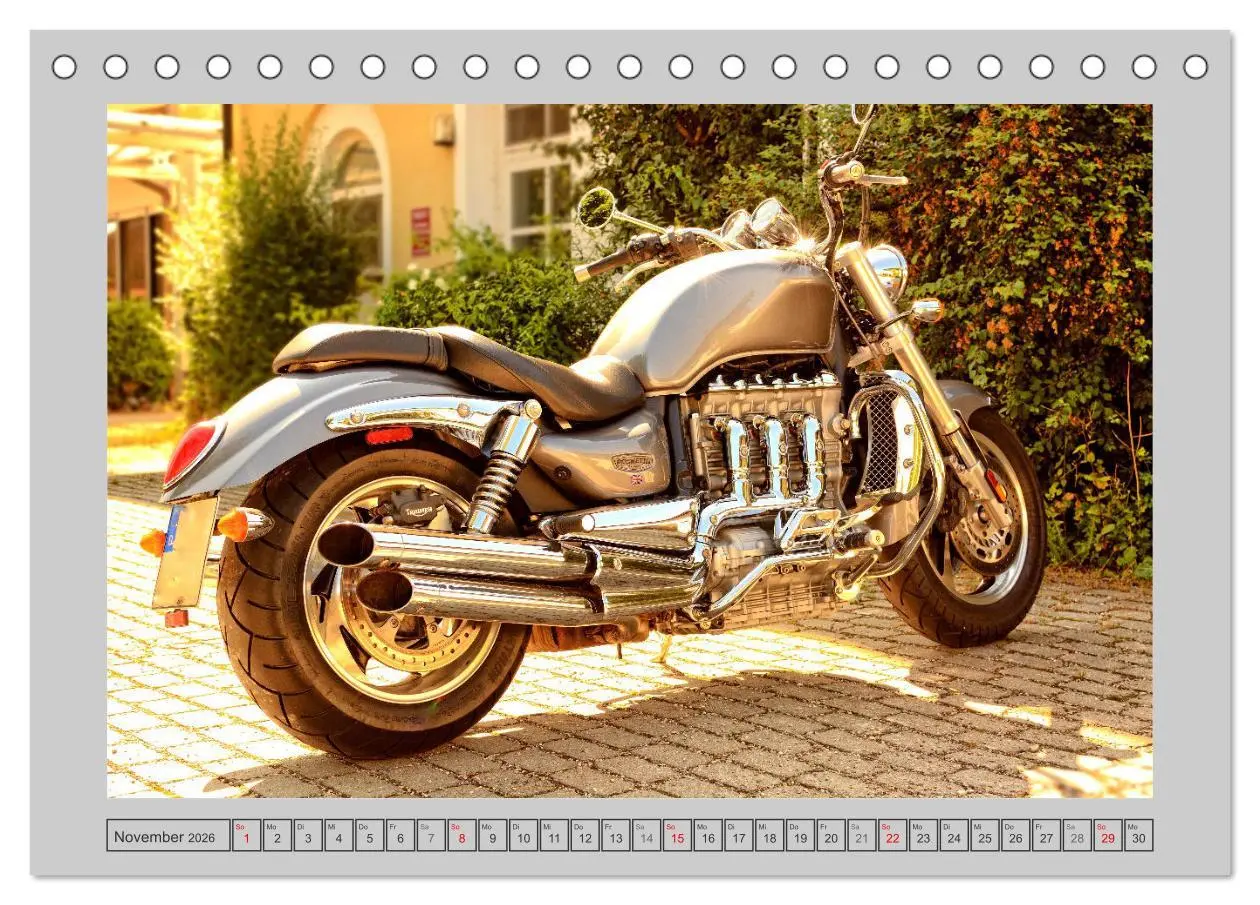 Bild: 9783457570777 | Vintage Bikes. Traumhafte Motorrad-Oldies (Tischkalender 2026 DIN...