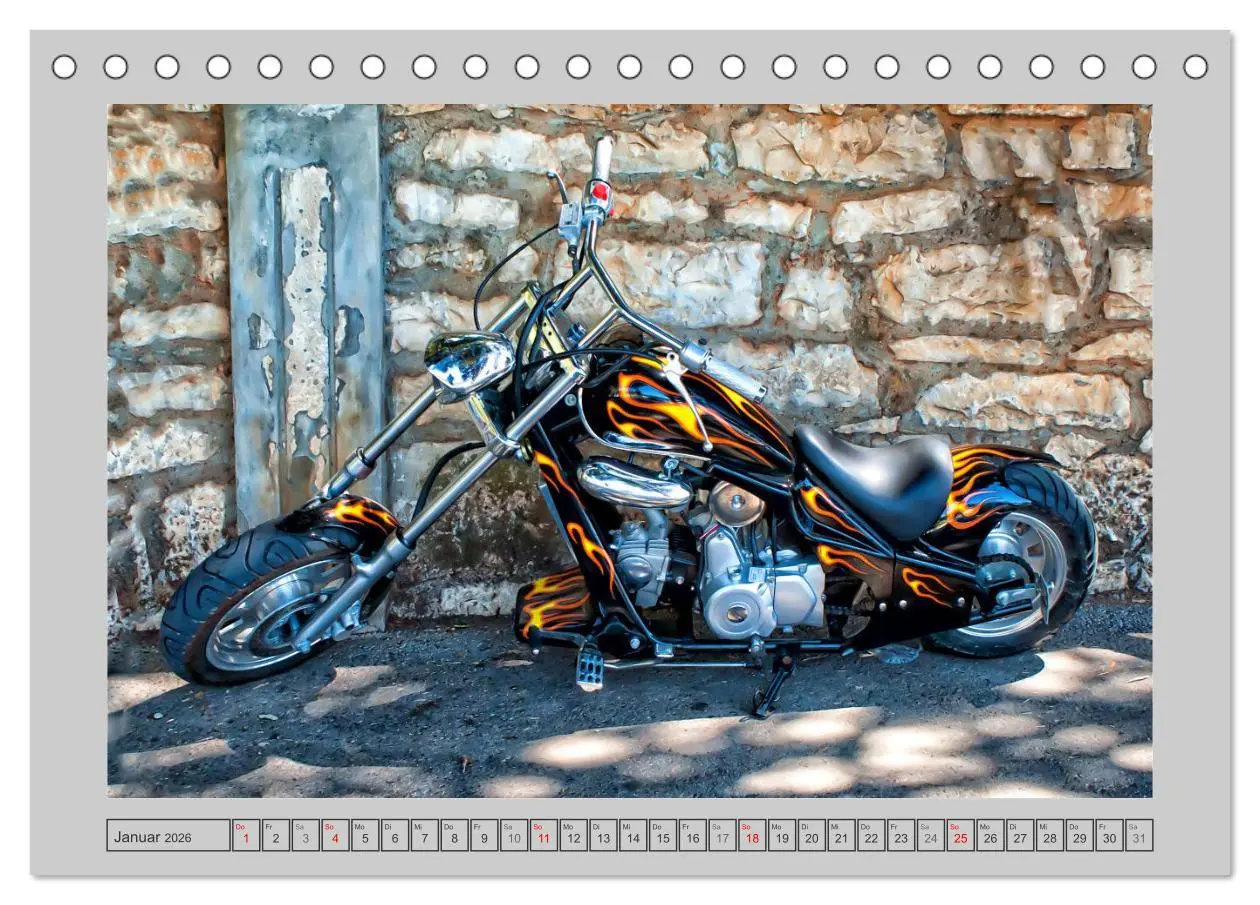 Bild: 9783457570777 | Vintage Bikes. Traumhafte Motorrad-Oldies (Tischkalender 2026 DIN...