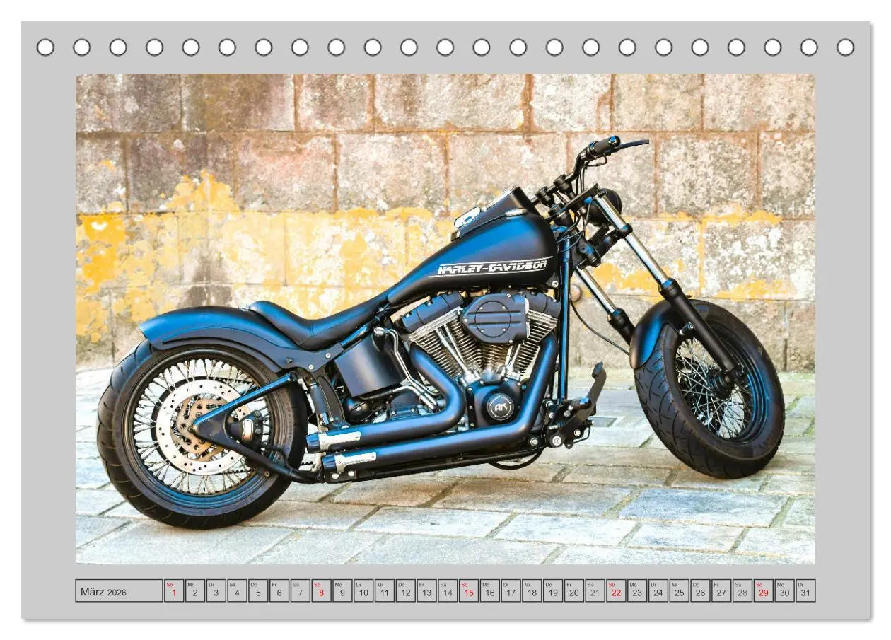 Bild: 9783457570777 | Vintage Bikes. Traumhafte Motorrad-Oldies (Tischkalender 2026 DIN...