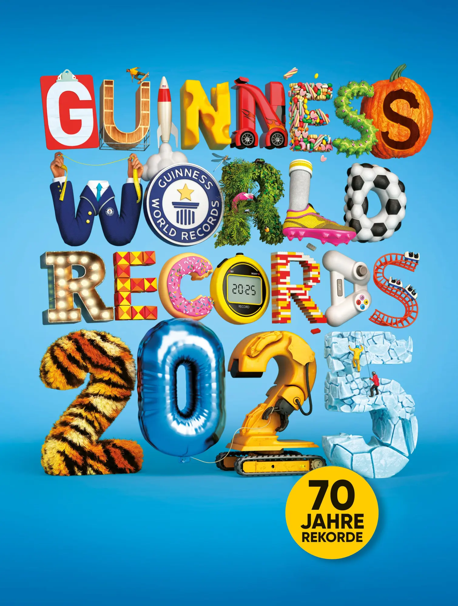 Cover: 9783473480777 | Guinness World Records - 2025 | Deutschsprachige Ausgabe | Ltd. | Buch