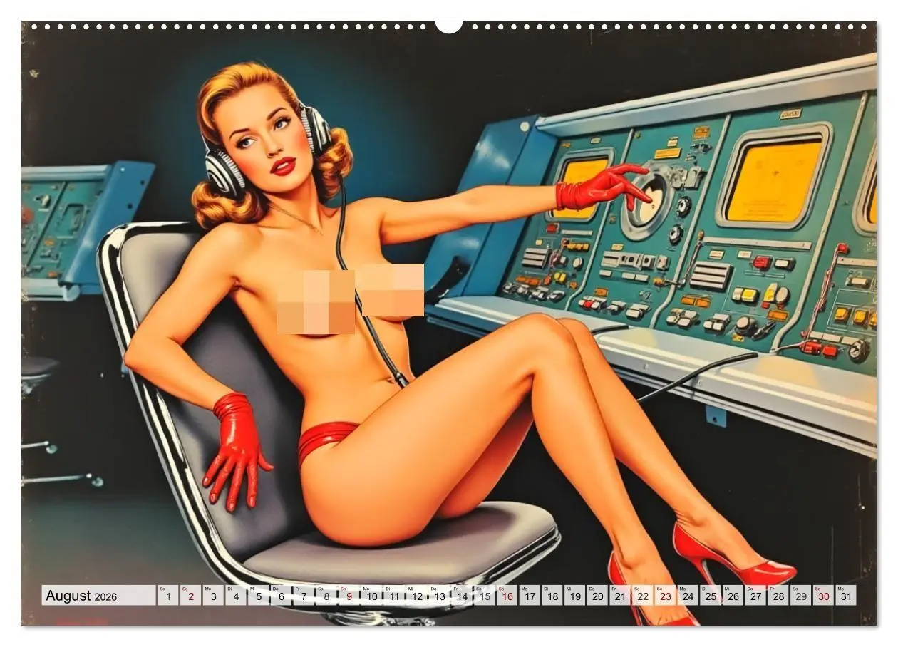 Bild: 9783516660777 | Retro Space Girls - Spicy Galactic Fantasies (hochwertiger Premium...