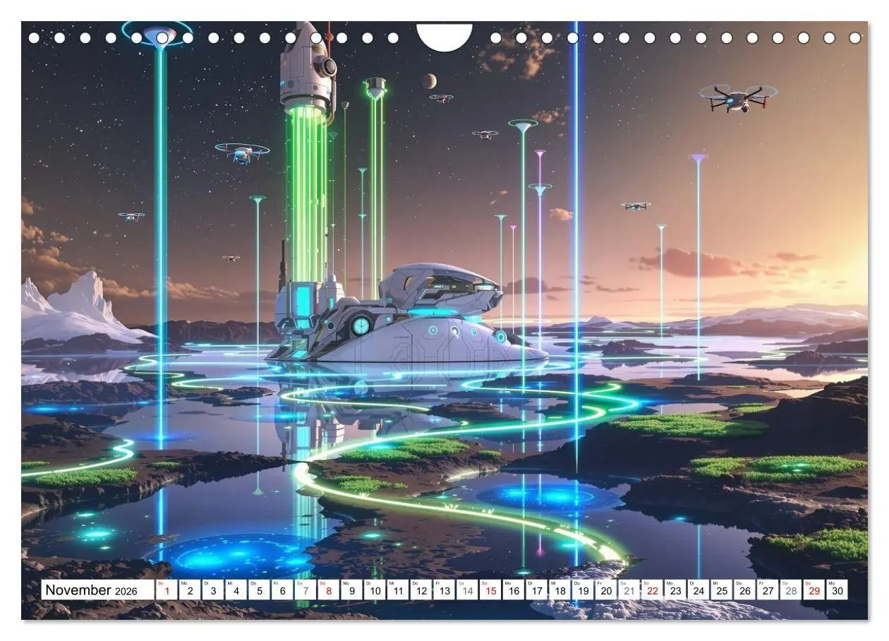 Bild: 9783516730777 | Neuer Morgen Mars (Wandkalender 2026 DIN A4 quer), CALVENDO...