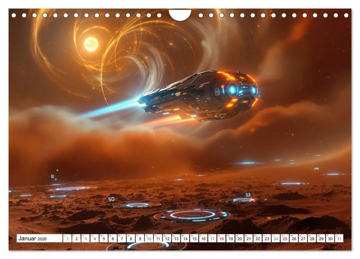 Bild: 9783516730777 | Neuer Morgen Mars (Wandkalender 2026 DIN A4 quer), CALVENDO...