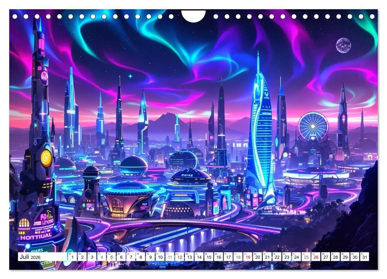 Bild: 9783516730777 | Neuer Morgen Mars (Wandkalender 2026 DIN A4 quer), CALVENDO...