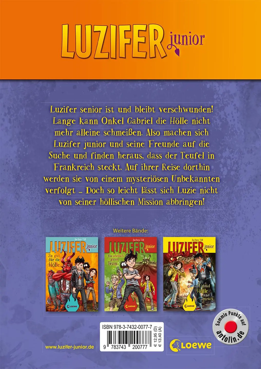 Rückseite: 9783743200777 | Luzifer junior (Band 4) - Der Teufel ist los | Jochen Till | Buch