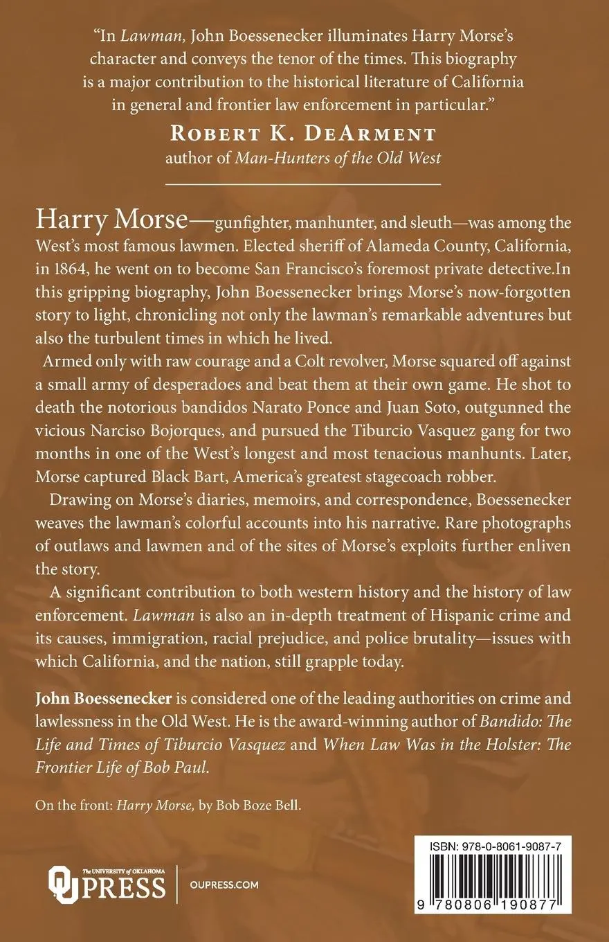 Rückseite: 9780806190877 | Lawman | The Life and Times of Harry Morse, 1835-1912 | Boessenecker