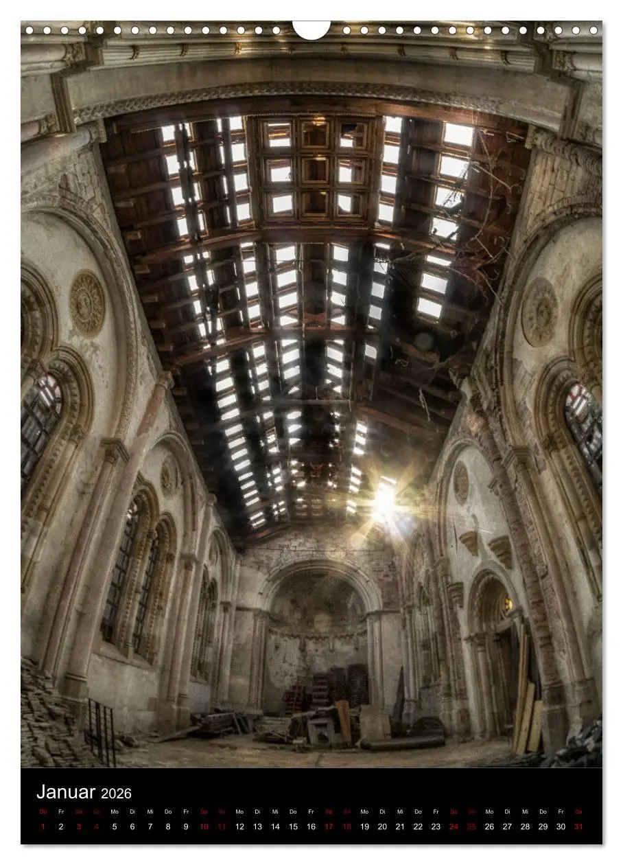 Bild: 9783516410877 | Lost Places - Verlassene Kirchen (Wandkalender 2026 DIN A3 hoch),...